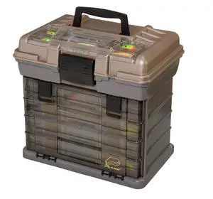 Guide Series StowAway 4-By Rack System Tackle Box, Holds 4 3700 Utility Tackle Boxes, Quick-Access Top Storage with DuraView Lid, Durable Construction, Flexible, Adaptable Fishing Box Guide Series StowAway 4-By Rack System Tackle Box, Holds 4 3700 Utility Tackle Boxes, Quick-Access Top Storage with DuraView Lid, Durable Construction, Flexible, Adaptable Fishing Box