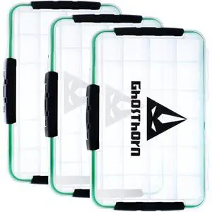 Fishing Tackle Box, Waterproof 3600 and 3700 Tackle Trays, Plastic Tackle Box Organizer with Removable Dividers Storage Lure Box for Lures 3 Packs (3700 * 3) Fishing Tackle Box, Waterproof 3600 and 3700 Tackle Trays, Plastic Tackle Box Organizer with Removable Dividers Storage Lure Box for Lures 3 Packs (3700 * 3)
