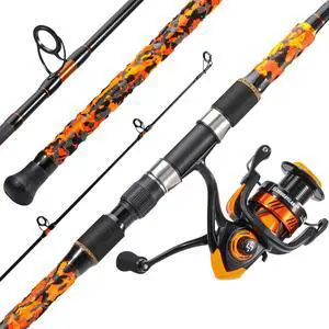 3 Piece Surf Fishing Rod Combo Medium/Heavy Travel Spinning Rod with 4000/5000 Size Reel Baitfeeder Combo(9'/10'/11'12') 3 Piece Surf Fishing Rod Combo Medium/Heavy Travel Spinning Rod with 4000/5000 Size Reel Baitfeeder Combo(9'/10'/11'12')