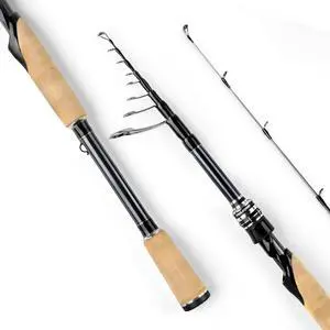 Megatron Titanium Telescopic Casting & Spinning Fishing Rods, IM7 Graphite Travel Rod with Titanium Solid Tip, Power Transition System, for Freshwater and Inshore Fishing Megatron Titanium Telescopic Casting & Spinning Fishing Rods, IM7 Graphite Travel Rod with Titanium Solid Tip, Power Transition System, for Freshwater and Inshore Fishing