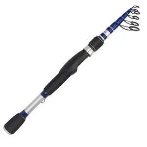Compass Telescopic Fishing Rods and Combo, Sensitive Graphite Composite Blank, Easy to Travel, Packs to Just 17" in Length, Stainless Guides and Ceramic Rings, Combos w/ 4+1BB Spinning Reel Compass Telescopic Fishing Rods and Combo, Sensitive Graphite Composite Blank, Easy to Travel, Packs to Just 17" in Length, Stainless Guides and Ceramic Rings, Combos w/ 4+1BB Spinning Reel