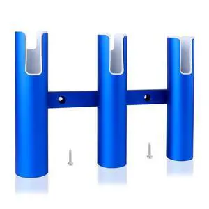 Aluminium Wall-Mounted Fishing Rod Holder for Boat, Garage & Marine - Holds Rods & Poles Aluminium Wall-Mounted Fishing Rod Holder for Boat, Garage & Marine - Holds Rods & Poles