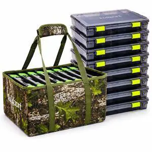 Fishing Tackle Bag - Non-Slip Shoulder Strap, Suitable for 3700/3600/3500 Tackle Box, Freshwater & Saltwater Fishing Fishing Tackle Bag - Non-Slip Shoulder Strap, Suitable for 3700/3600/3500 Tackle Box, Freshwater & Saltwater Fishing