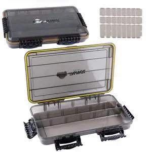 Fishing Tackle Box, Waterproof Tray for Jigs Lures, Thicker Floating Tackle Utility Box with Adjustable Dividers, 3600/3700/Large 3700 Size Fishing Tackle Box, Waterproof Tray for Jigs Lures, Thicker Floating Tackle Utility Box with Adjustable Dividers, 3600/3700/Large 3700 Size