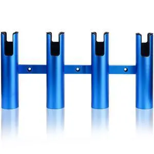 Aluminum Fishing Boat Rod Holder,3/4 Link Tube Aluminum Rod Rack, Suit Boats & Yacht,Silver Aluminum Fishing Boat Rod Holder,3/4 Link Tube Aluminum Rod Rack, Suit Boats & Yacht,Silver