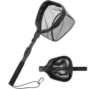 Floating Bait Net Aluminum Livewell Net, 8" Hoop, 15"21" Handle, Soft Mesh, EVA Grip, Belt Hook & Anti-Drop, for Minnows, Sardines, Herring Telescopic & Collapsible Baitfish Net Floating Bait Net Aluminum Livewell Net, 8" Hoop, 15"21" Handle, Soft Mesh, EVA Grip, Belt Hook & Anti-Drop, for Minnows, Sardines, Herring Telescopic & Collapsible Baitfish Net