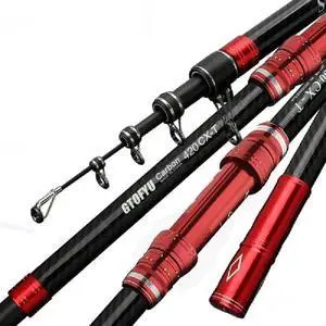 Telescopic Fishing Rod, Carbon Fiber Travel Surf Rod, Spinning Power Lure 2-9Oz, 20-50LBMedium-Heavy Throwing Surfcasting Baitcasting Pole, Distance Throwing Fishing Rod Telescopic Fishing Rod, Carbon Fiber Travel Surf Rod, Spinning Power Lure 2-9Oz, 20-50LBMedium-Heavy Throwing Surfcasting Baitcasting Pole, Distance Throwing Fishing Rod