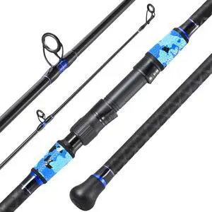 Surf Fishing Rod Portable Travel MH/H Surf Spinning Rod 4 Piece Carbon Fiber Saltwater Fishing Rod 10'/11'/12'/15' Surf Fishing Rod Portable Travel MH/H Surf Spinning Rod 4 Piece Carbon Fiber Saltwater Fishing Rod 10'/11'/12'/15'