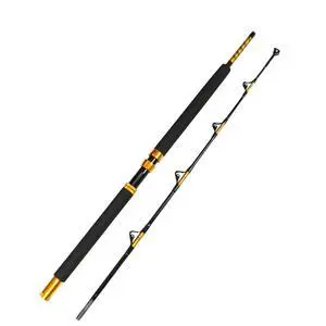 1-Piece/2-Piece Saltwater Offshore Heavy Trolling Rod Big Game Roller Rod Conventional Boat Fishing Pole (5 Feet 6 Inch, 30-50 lb/50-80 lb/80-120 lb) 1-Piece/2-Piece Saltwater Offshore Heavy Trolling Rod Big Game Roller Rod Conventional Boat Fishing Pole (5 Feet 6 Inch, 30-50 lb/50-80 lb/80-120 lb)