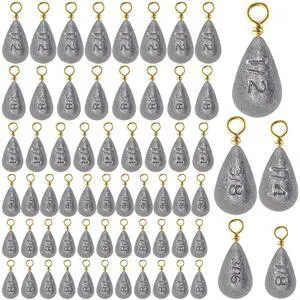 Bass Casting Swivel Bell Sinkers Fishing Weights Drop Shaped Fishing Sinkers Catfish Weights for Ocean Saltwater Surf Bass Casting Gear Tackle Bass Casting Swivel Bell Sinkers Fishing Weights Drop Shaped Fishing Sinkers Catfish Weights for Ocean Saltwater Surf Bass Casting Gear Tackle