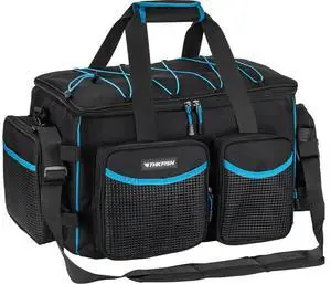 Waterproof Large Fishing Tackle Bag for 3600/3700 Tackle Box | Portable and Comfortable Fishing Tackle Bags with Waterproof Soft Bottom Suitable for Saltwater & Freshwater Fishing Waterproof Large Fishing Tackle Bag for 3600/3700 Tackle Box | Portable and Comfortable Fishing Tackle Bags with Waterproof Soft Bottom Suitable for Saltwater & Freshwater Fishing