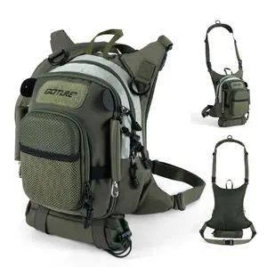 Fly Fishing Chest Pack, Lightweight Chest Pack Tackle Storage Bag, Fly Fishing Bag with Adjustable Padded Neck Strap and Waist Strap, Hard Shell Front Pocket, Water Bottle Pouch, Gifts for Men Fly Fishing Chest Pack, Lightweight Chest Pack Tackle Storage Bag, Fly Fishing Bag with Adjustable Padded Neck Strap and Waist Strap, Hard Shell Front Pocket, Water Bottle Pouch, Gifts for Men