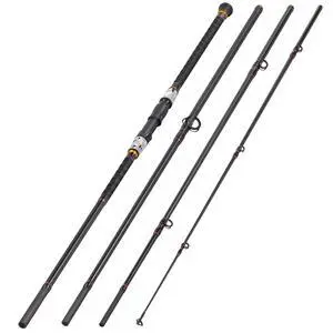 Surf Fishing Rod Portable Travel MH/H Surf Spinning Rod 4 Piece Carbon Fiber Saltwater Fishing Rod 10'/11'/12'/15' Surf Fishing Rod Portable Travel MH/H Surf Spinning Rod 4 Piece Carbon Fiber Saltwater Fishing Rod 10'/11'/12'/15'