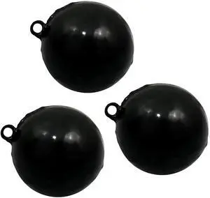 Salmon Cannonball Weight Lead Downrigger Sinker 3 Pack Vinyl Coated 2lbs Each Salmon Cannonball Weight Lead Downrigger Sinker 3 Pack Vinyl Coated 2lbs Each