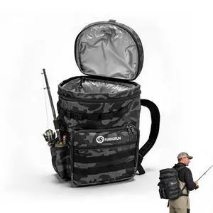 Fishing Bucket Organizer for 5 Gallon Bucket, Fishing Tackle Bag | With Backpack Straps, Detachable Lid & Multi-Pockets for Storage, Full Water-Resistant (Bucket, Seat & Tools Not Included) Fishing Bucket Organizer for 5 Gallon Bucket, Fishing Tackle Bag | With Backpack Straps, Detachable Lid & Multi-Pockets for Storage, Full Water-Resistant (Bucket, Seat & Tools Not Included)