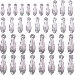 36 Pcs Bank Sinkers Fishing Weights Sinkers Weights for Surf Ocean Saltwater Freshwater Surf Bass Catfishing Fishing Casting Gear Tackle 36 Pcs Bank Sinkers Fishing Weights Sinkers Weights for Surf Ocean Saltwater Freshwater Surf Bass Catfishing Fishing Casting Gear Tackle