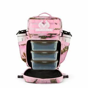 35L Meal Prep Management Backpack (Realtree APX Flushing Pink) | Easily Store & Organize Food Storage Containers w/Built-In Lunch Box, Cooler, Travel, Insulated Bag 35L Meal Prep Management Backpack (Realtree APX Flushing Pink) | Easily Store & Organize Food Storage Containers w/Built-In Lunch Box, Cooler, Travel, Insulated Bag