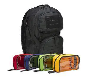 Lightning X Premium Tactical Medic Backpack w/Modular Pouches & Hydration Port (Stealth Black) Large Lightning X Premium Tactical Medic Backpack w/Modular Pouches & Hydration Port (Stealth Black) Large
