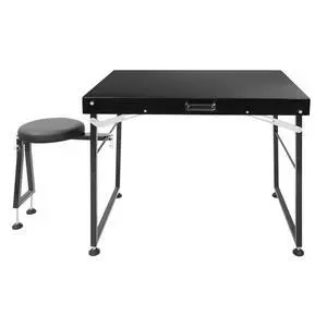 Foldable Shooting & Hunting Table with Shooting Bench, Adjustable | Height Legs and Seat, Steel Portable Shooting Bench Rest for Rifles for Outdoor Range and Hunting Foldable Shooting & Hunting Table with Shooting Bench, Adjustable | Height Legs and Seat, Steel Portable Shooting Bench Rest for Rifles for Outdoor Range and Hunting
