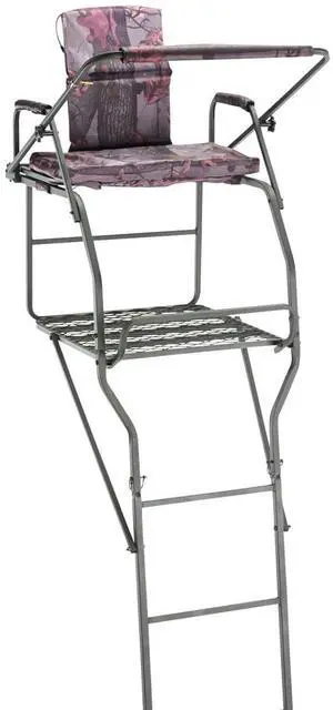18 Jumbo Ladder Tree Stand for Hunting with Seat and Shooting Rest, Deer Hunting Accessories 18 Jumbo Ladder Tree Stand for Hunting with Seat and Shooting Rest, Deer Hunting Accessories