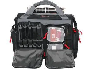Rolling Range Bag with Telescoping Handle & ATV Wheels | Secure Handguns & Ammo Storage with Lockable Zippers | Durable Shooting Tactical Gear Rolling Range Bag with Telescoping Handle & ATV Wheels | Secure Handguns & Ammo Storage with Lockable Zippers | Durable Shooting Tactical Gear
