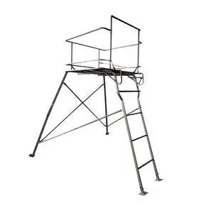 VENATIC 6' Tripod Hunting Tower Blind, 2 Person Hunting Stand with 4' x 4' Platform for Deer Hunting, Antelope and Elk VENATIC 6' Tripod Hunting Tower Blind, 2 Person Hunting Stand with 4' x 4' Platform for Deer Hunting, Antelope and Elk