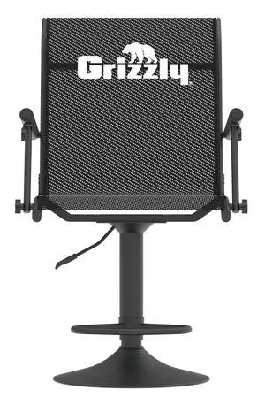 Grizzly Alpha Swivel Blind Chair | Hunting Blind Accessory | Quiet & Comfortable | 360 Degree Swivel | Adjustable Height | Black Grizzly Alpha Swivel Blind Chair | Hunting Blind Accessory | Quiet & Comfortable | 360 Degree Swivel | Adjustable Height | Black