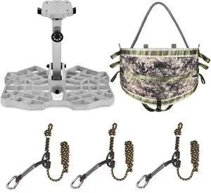 Tree Saddle Hunting Kit Gen1 Saddle, Platform, Ropes, All-in-One Set Tree Saddle Hunting Kit Gen1 Saddle, Platform, Ropes, All-in-One Set