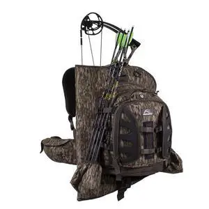 by frogg toggs - The Vision Bow Pack, Camouflaged Hunting Pack, Mossy Oak Bottomland by frogg toggs - The Vision Bow Pack, Camouflaged Hunting Pack, Mossy Oak Bottomland