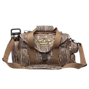Rig'Em Right Waterfowl Standard Shell Shocker Duck Hunting Blind Bag with Sunglasses Case, Drink Holder, Ammo Compartment and More (Mossy Oak Bottom Lands Camo) Rig'Em Right Waterfowl Standard Shell Shocker Duck Hunting Blind Bag with Sunglasses Case, Drink Holder, Ammo Compartment and More (Mossy Oak Bottom Lands Camo)
