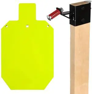 AR500 Steel Shooting Target with 2x4 Target Hanger AR500 Steel Shooting Target with 2x4 Target Hanger