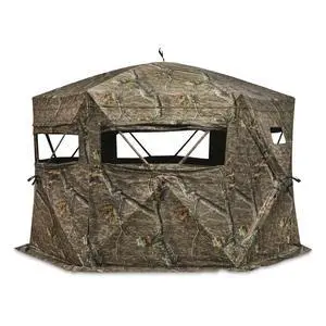 Educator Large Hunting Ground Blind, See-Through, 360 View, 3-4 Person Tent, Turkey, Duck, Deer Hunting Gear Equipment Accessories Educator Large Hunting Ground Blind, See-Through, 360 View, 3-4 Person Tent, Turkey, Duck, Deer Hunting Gear Equipment Accessories
