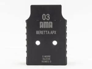 Adapter Plate for Beretta APX Compatible with Trijicon, Holosun, Leupold, Shield, Docter Adapter Plate for Beretta APX Compatible with Trijicon, Holosun, Leupold, Shield, Docter