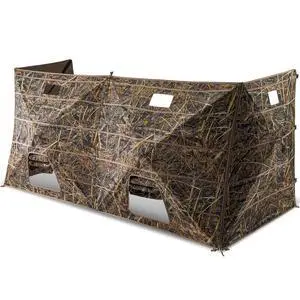 Hunting Blind Panel with Carrying Bag, 3-4 Person Pop-up Waterfowl Blinds, Resilient Field Duck Hunting TentNext Evos & Realtree MAX-5 Hunting Blind Panel with Carrying Bag, 3-4 Person Pop-up Waterfowl Blinds, Resilient Field Duck Hunting TentNext Evos & Realtree MAX-5