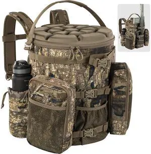Hunting Bucket Backpack with Seat Suitable for 5-gallon SeatDove Hunting AccessoriesDaypack for Rifle Bow GunNot including Bucket and Lid Hunting Bucket Backpack with Seat Suitable for 5-gallon SeatDove Hunting AccessoriesDaypack for Rifle Bow GunNot including Bucket and Lid