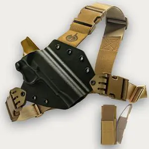 The Original Kenai Chest Holster for a 1911 Government with Mag Pouch Bundle (MAS Grey/Coyote) The Original Kenai Chest Holster for a 1911 Government with Mag Pouch Bundle (MAS Grey/Coyote)