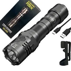Value Bundle P20iX USB-C Type-C USB LED Flashlight - 4000 Lumen - w/Premium Accessories- 2X Extra NL2150HPi and Eco-Sensa Belt Holster Value Bundle P20iX USB-C Type-C USB LED Flashlight - 4000 Lumen - w/Premium Accessories- 2X Extra NL2150HPi and Eco-Sensa Belt Holster