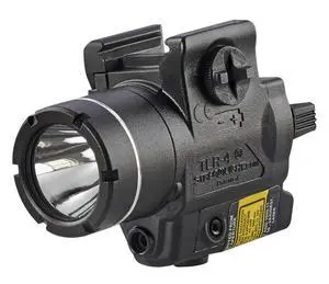 69240 TLR-4 170-Lumen Compact Rail-Mounted Tactical Weapon Light with Integrated Red Aiming Laser for Select Handguns, Black 69240 TLR-4 170-Lumen Compact Rail-Mounted Tactical Weapon Light with Integrated Red Aiming Laser for Select Handguns, Black