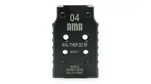Adapter Plate for Walther Q5 Match SF Compatible with Trijicon, Leupold, Romeo, Docter Adapter Plate for Walther Q5 Match SF Compatible with Trijicon, Leupold, Romeo, Docter