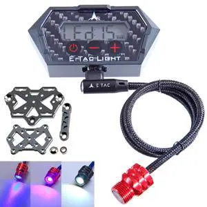 E-Tac Light Compound Bow Sight Light 3/8-32 15 Level Rechargeable Li-ion BT Sensor Auto On/Off NO ADAPTERS E-Tac Light Compound Bow Sight Light 3/8-32 15 Level Rechargeable Li-ion BT Sensor Auto On/Off NO ADAPTERS