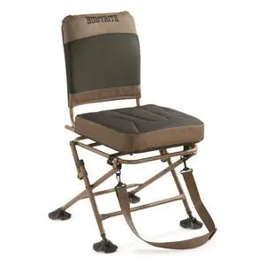 Huntrite 360 Swivel Hunting Blind Chair, 300 Pound Capacity, Folding, Lightweight, Portable, Padded Cushion Hunting Seat, Hunt Gear and Equipment, Black Huntrite 360 Swivel Hunting Blind Chair, 300 Pound Capacity, Folding, Lightweight, Portable, Padded Cushion Hunting Seat, Hunt Gear and Equipment, Black