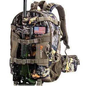 Hunting Backpack, Waterproof Camo Hunting Packs for Men, Durable Large Capacity Hunting Day Pack for Rifle Bow Gun Hunting Backpack, Waterproof Camo Hunting Packs for Men, Durable Large Capacity Hunting Day Pack for Rifle Bow Gun