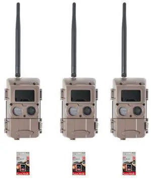 Cuddeback 3 Blackflash Cameras L Series and 3 16GB SD Cards New Cuddeback 3 Blackflash Cameras L Series and 3 16GB SD Cards New