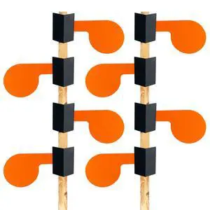6" x 3/8" AR500 Dueling Tree Paddle Set Reactive Steel Dueling Tree Targets DIY Shooting Target Kit for Shooting Range Outdoor 6" x 3/8" AR500 Dueling Tree Paddle Set Reactive Steel Dueling Tree Targets DIY Shooting Target Kit for Shooting Range Outdoor