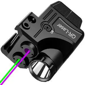 Red Green Purple Blue Laser Light Combo, 800 Lumens Tactical Flashlight Laser Sight, Built-in USB Rechargeable Battery, Adjustable Compact Tactical LED Light Laser Beams for Handguns with a Rail Red Green Purple Blue Laser Light Combo, 800 Lumens Tactical Flashlight Laser Sight, Built-in USB Rechargeable Battery, Adjustable Compact Tactical LED Light Laser Beams for Handguns with a Rail