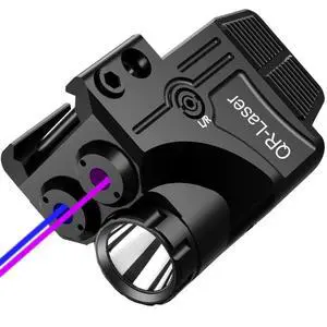 Red Green Purple Blue Laser Light Combo, 800 Lumens Tactical Flashlight Laser Sight, Built-in USB Rechargeable Battery, Adjustable Compact Tactical LED Light Laser Beams for Handguns with a Rail Red Green Purple Blue Laser Light Combo, 800 Lumens Tactical Flashlight Laser Sight, Built-in USB Rechargeable Battery, Adjustable Compact Tactical LED Light Laser Beams for Handguns with a Rail