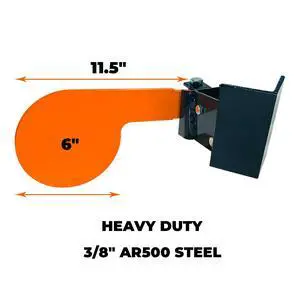 6" x 3/8" AR500 Dueling Tree Paddle Set Reactive Steel Dueling Tree Targets DIY Shooting Target Kit for Shooting Range Outdoor 6" x 3/8" AR500 Dueling Tree Paddle Set Reactive Steel Dueling Tree Targets DIY Shooting Target Kit for Shooting Range Outdoor