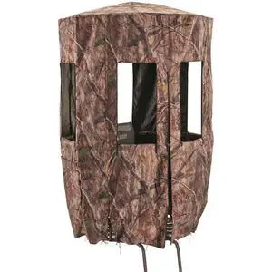 Full Blind Enclosure 20' Tripod Hunting Deer Stand Cover, Camo Full Blind Enclosure 20' Tripod Hunting Deer Stand Cover, Camo