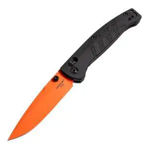 Hunting Mysto 3.4" Clip Point Manual Folder, Pocket Knife, Black Diamond Richlite Frame, Orange Cerakote Blade - 24414 Hunting Mysto 3.4" Clip Point Manual Folder, Pocket Knife, Black Diamond Richlite Frame, Orange Cerakote Blade - 24414