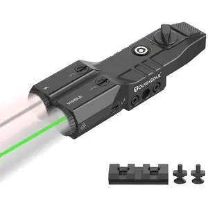 Low Profile Mlok/Picatinny Mounted Tactical Flashlight Laser 4 in 1 Combo | Green Laser, 940nm IR, Illuminator Flashlight IR Low Profile Mlok/Picatinny Mounted Tactical Flashlight Laser 4 in 1 Combo | Green Laser, 940nm IR, Illuminator Flashlight IR